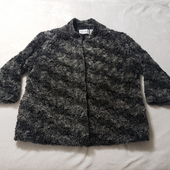 Alfred Dunner Jackets & Blazers - Alfred Dunner Black/Gray Jacket.